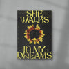 She Walks In My Dreams contemporary wall art print by RIM Atelier - sold by DROOL