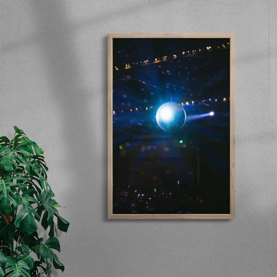 Night Fever contemporary wall art print by Peggy Voir - sold by DROOL