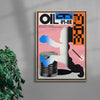 Oil On Fire contemporary wall art print by MENSLIES - sold by DROOL