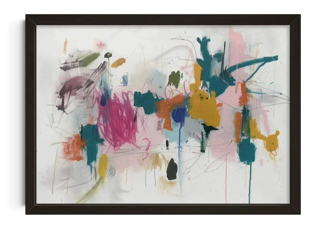 Chaos contemporary wall art print by Dom Russo - sold by DROOL