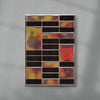 Blocks contemporary wall art print by Jorge Santos - sold by DROOL