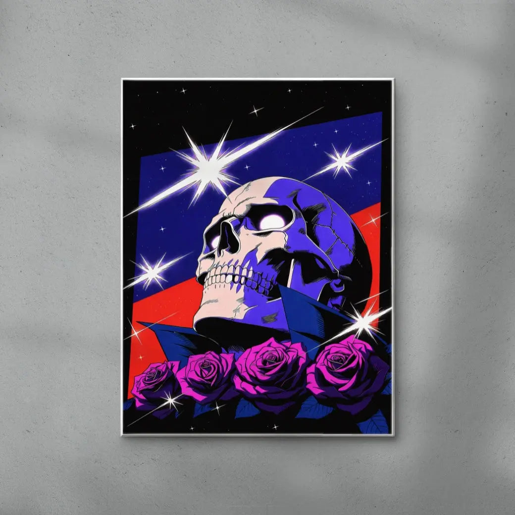 Skull with Roses