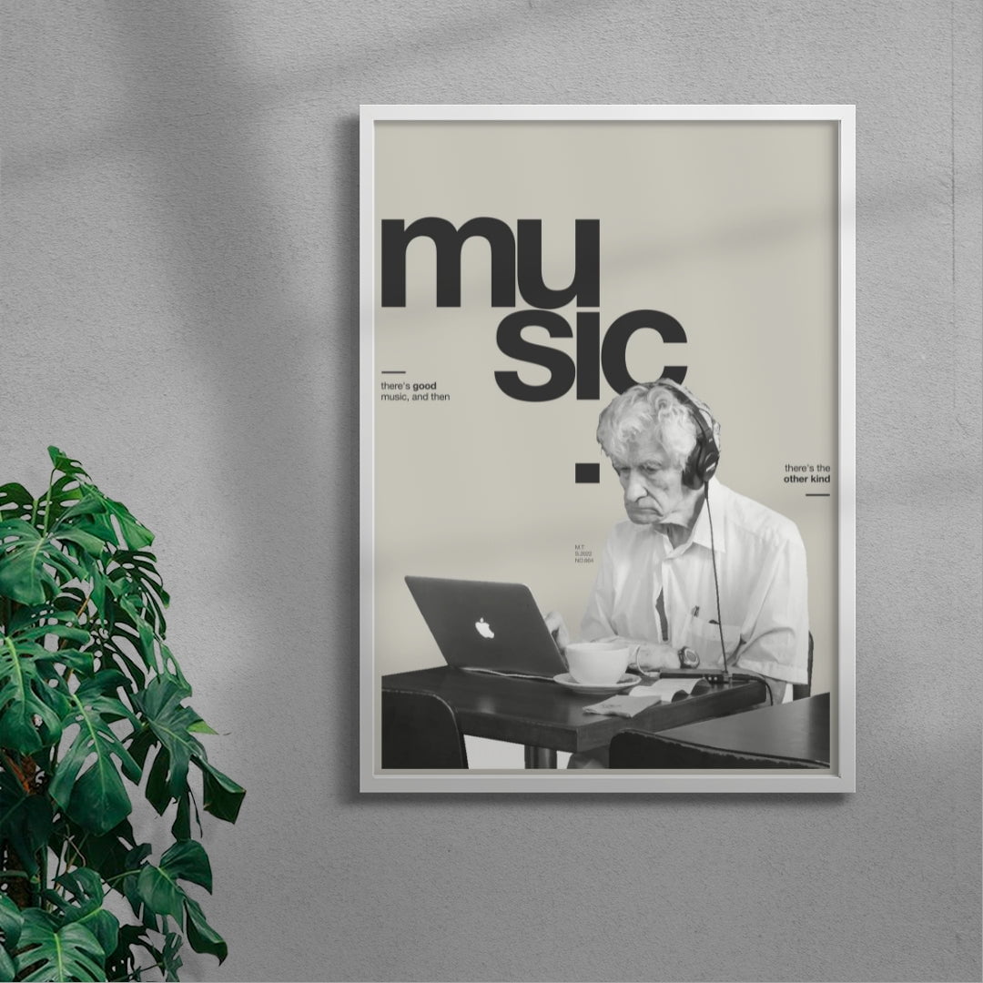 Music contemporary wall art print by Mirza Talovic - sold by DROOL