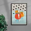 Spritz contemporary wall art print by Renee Kao - sold by DROOL