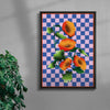 Japanese Flowers (2) contemporary wall art print by Will Da Costa - sold by DROOL