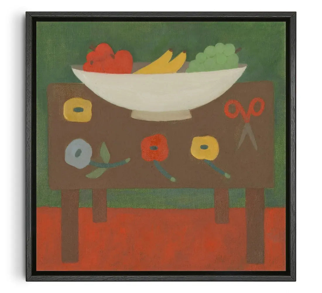 Auf dem tisch contemporary canvas print by Tish von Broen - sold by DROOL