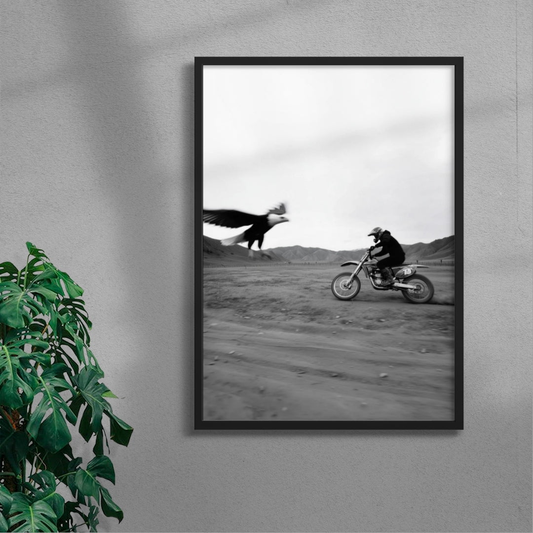 Hunted contemporary wall art print by Max Viper - sold by DROOL