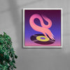 Wiggly Hand contemporary wall art print by Milena Bucholz - sold by DROOL