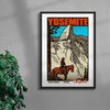 Yosemite contemporary wall art print by Othman Zougam - sold by DROOL