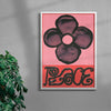 Peace contemporary wall art print by Imo Sinclair - sold by DROOL