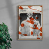 American Psycho contemporary wall art print by Justyna Frąckiewicz - sold by DROOL