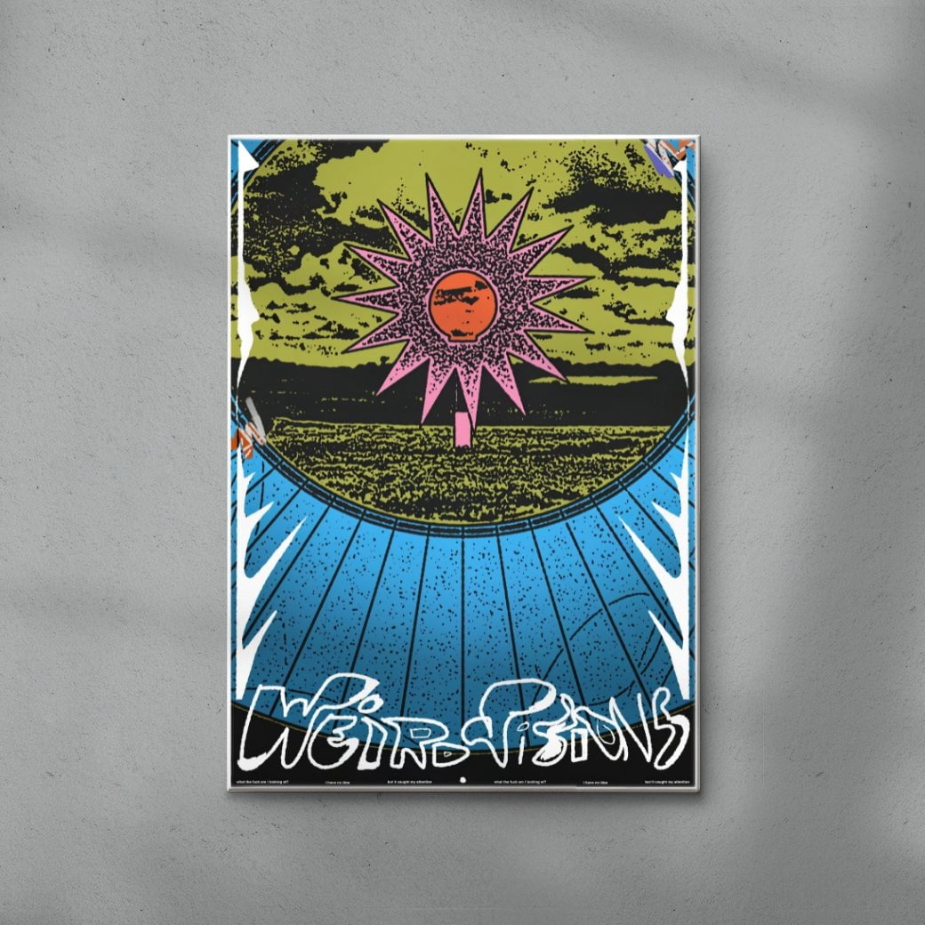 Weird visions contemporary wall art print by Jorge Santos - sold by DROOL