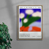 Balance contemporary wall art print by Coveposter - sold by DROOL