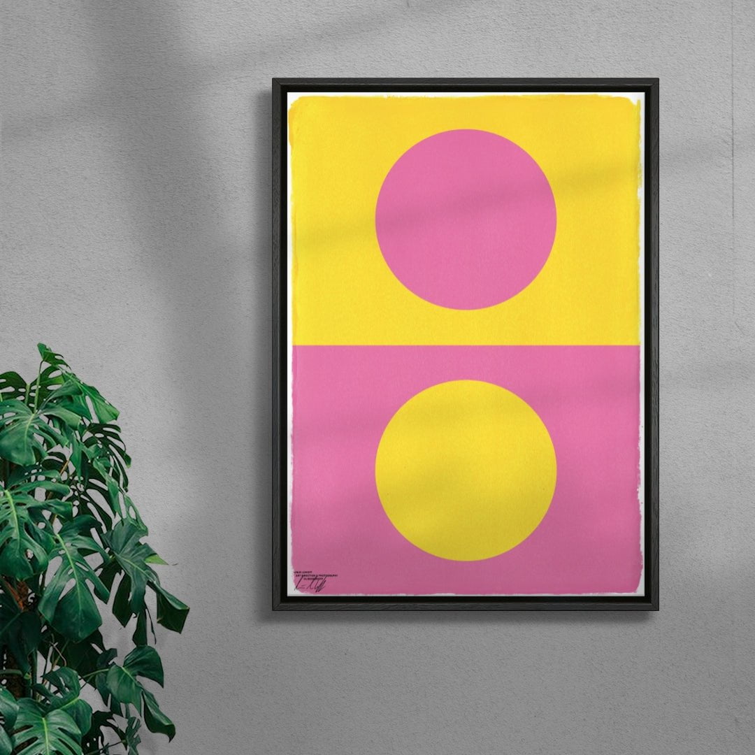 Balance contemporary wall art print by Linus Lohoff - sold by DROOL