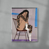 Figure In Repose no 1 contemporary wall art print by Colby Edwards - sold by DROOL