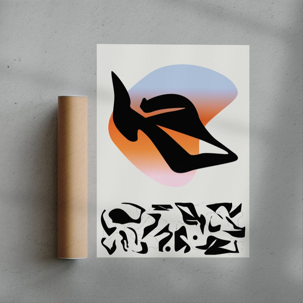 After Jean Arp 03/03 contemporary wall art print by Gabrielle White - sold by DROOL