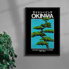 Okinawa 1 (Black) contemporary wall art print by Othman Zougam - sold by DROOL