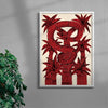 Snake In Trees contemporary wall art print by Kwonny - sold by DROOL