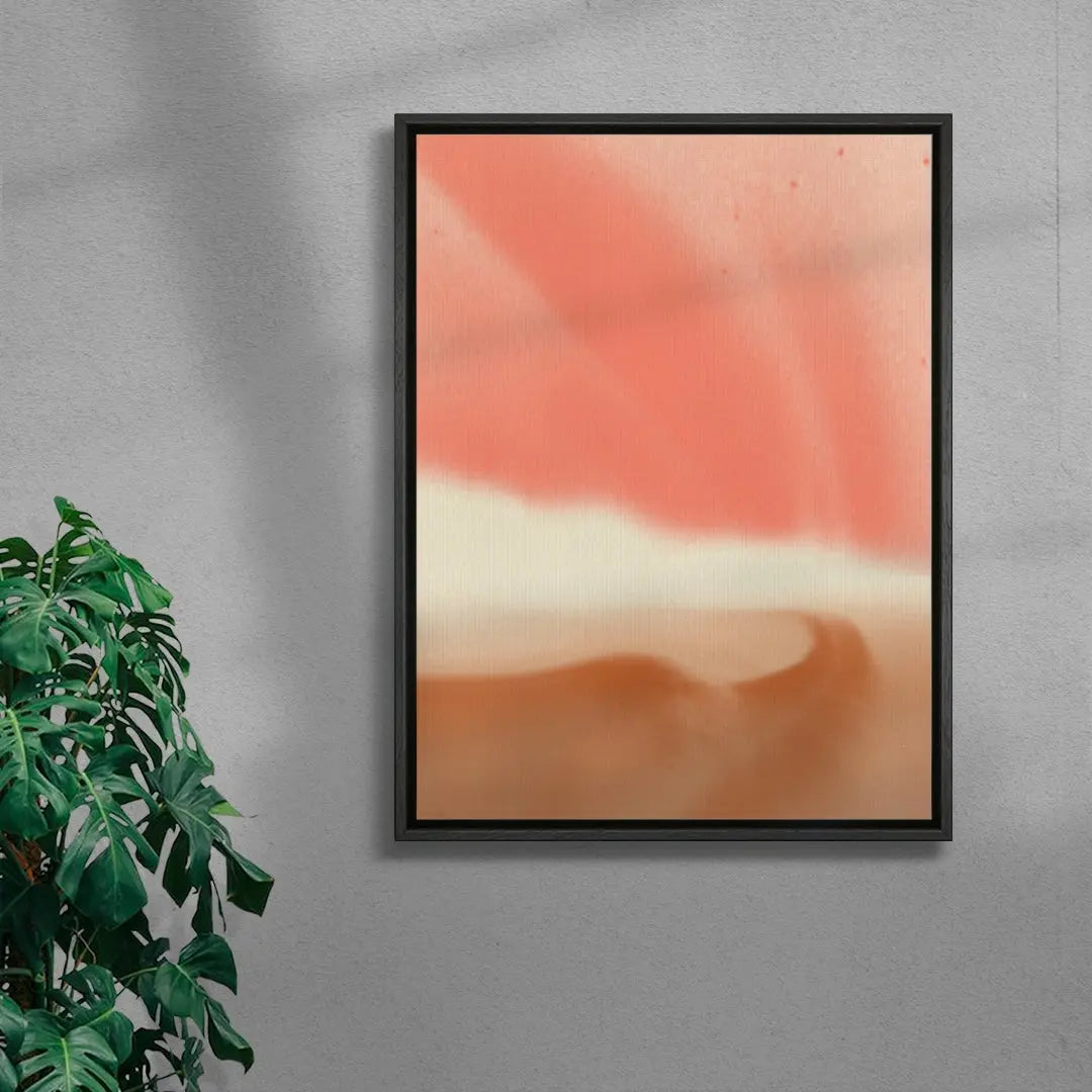 Abstract landscape in soft pastels