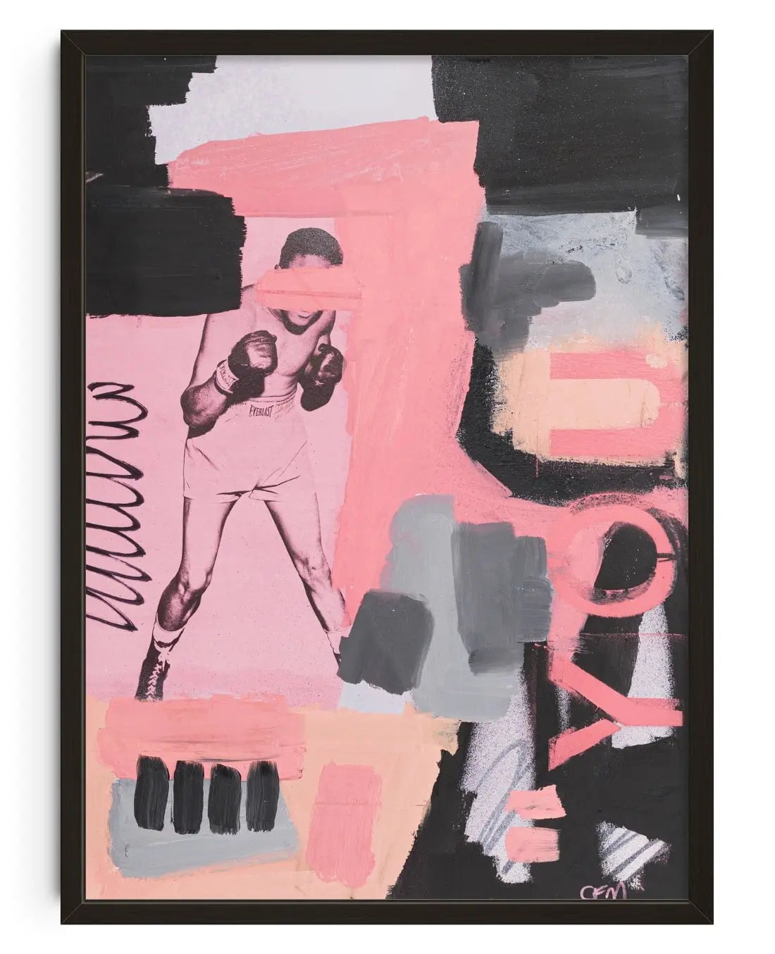 You contemporary wall art print by Caitlin Flood-Molyneux - sold by DROOL