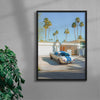 Mustang Paradise contemporary wall art print by Deston Isas - sold by DROOL