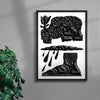 The Brothers and the Oath contemporary wall art print by Célestin Krier - sold by DROOL