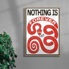 Nothing Is Forever contemporary wall art print by Alexander Khabbazi - sold by DROOL