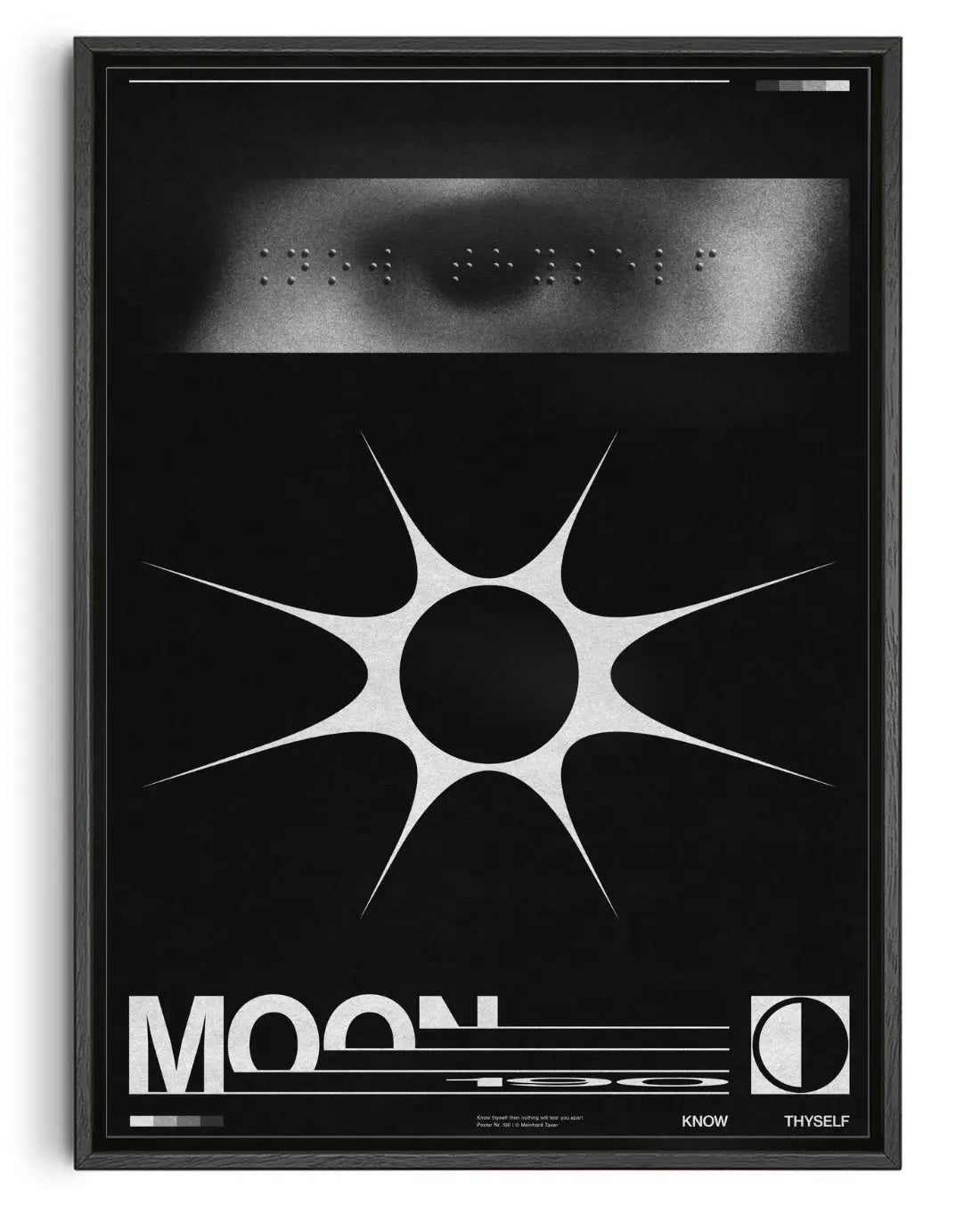 Moon contemporary canvas print by Meindl Taxer - sold by DROOL