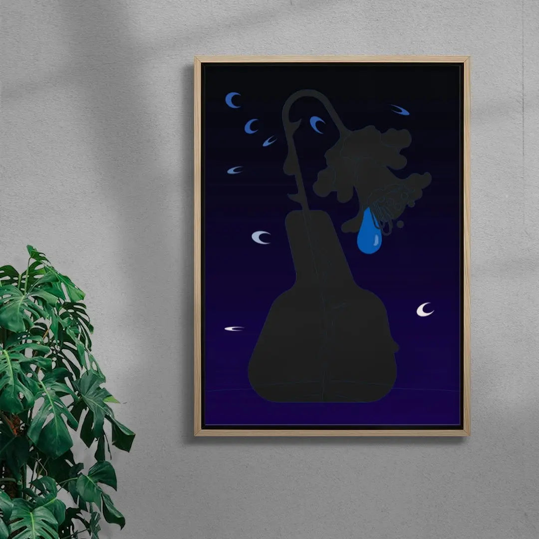 WEEPING contemporary wall art print by Thomas Hedger - sold by DROOL