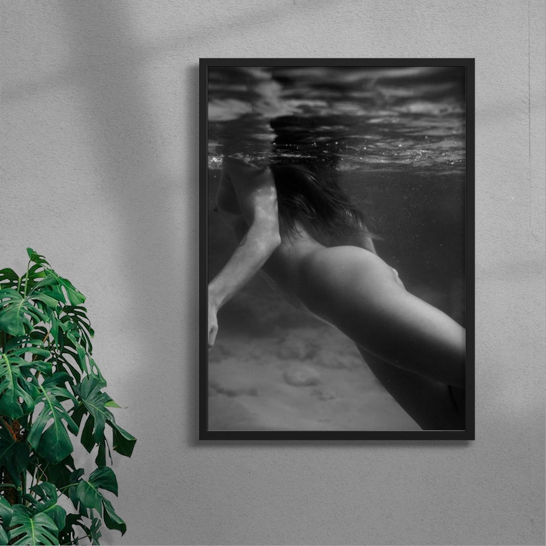 Submerged Soul contemporary wall art print by Gregory Tauziac - sold by DROOL