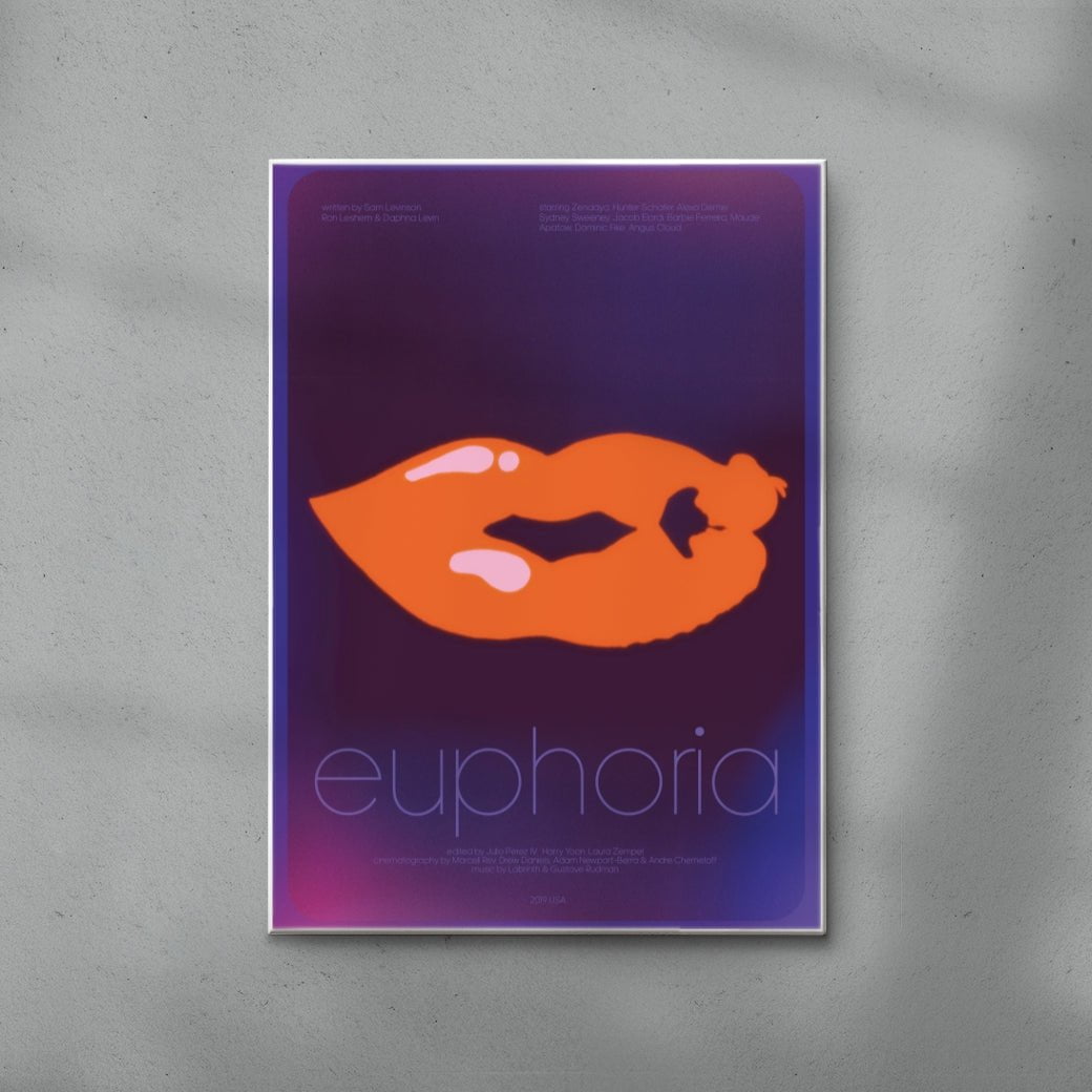 Euphoria contemporary wall art print by Justyna Frąckiewicz - sold by DROOL
