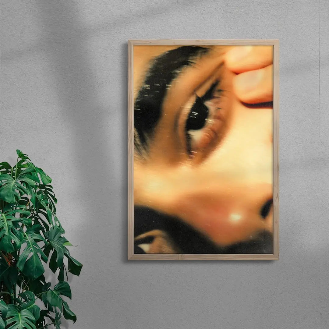 Silent Gaze contemporary wall art print by Omar Belattar - sold by DROOL