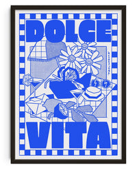 Thumbnail for Dolce Vita contemporary wall art print by Paolinoshka - sold by DROOL