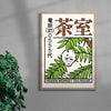 Hidden Monkey contemporary wall art print by Othman Zougam - sold by DROOL