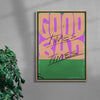 Good times, bad times contemporary wall art print by Jorge Santos - sold by DROOL