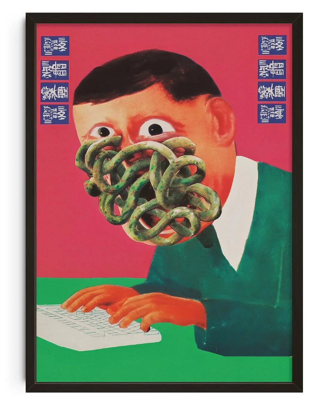 Tangled contemporary art print by ImagineThat - sold by DROOL