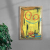 Plank contemporary wall art print by Austin Ansbro - sold by DROOL