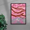 Fukuoka, Cherry Blossoms contemporary wall art print by Lily Kong - sold by DROOL
