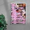 Are You Even Real contemporary wall art print by Kitasavi - sold by DROOL