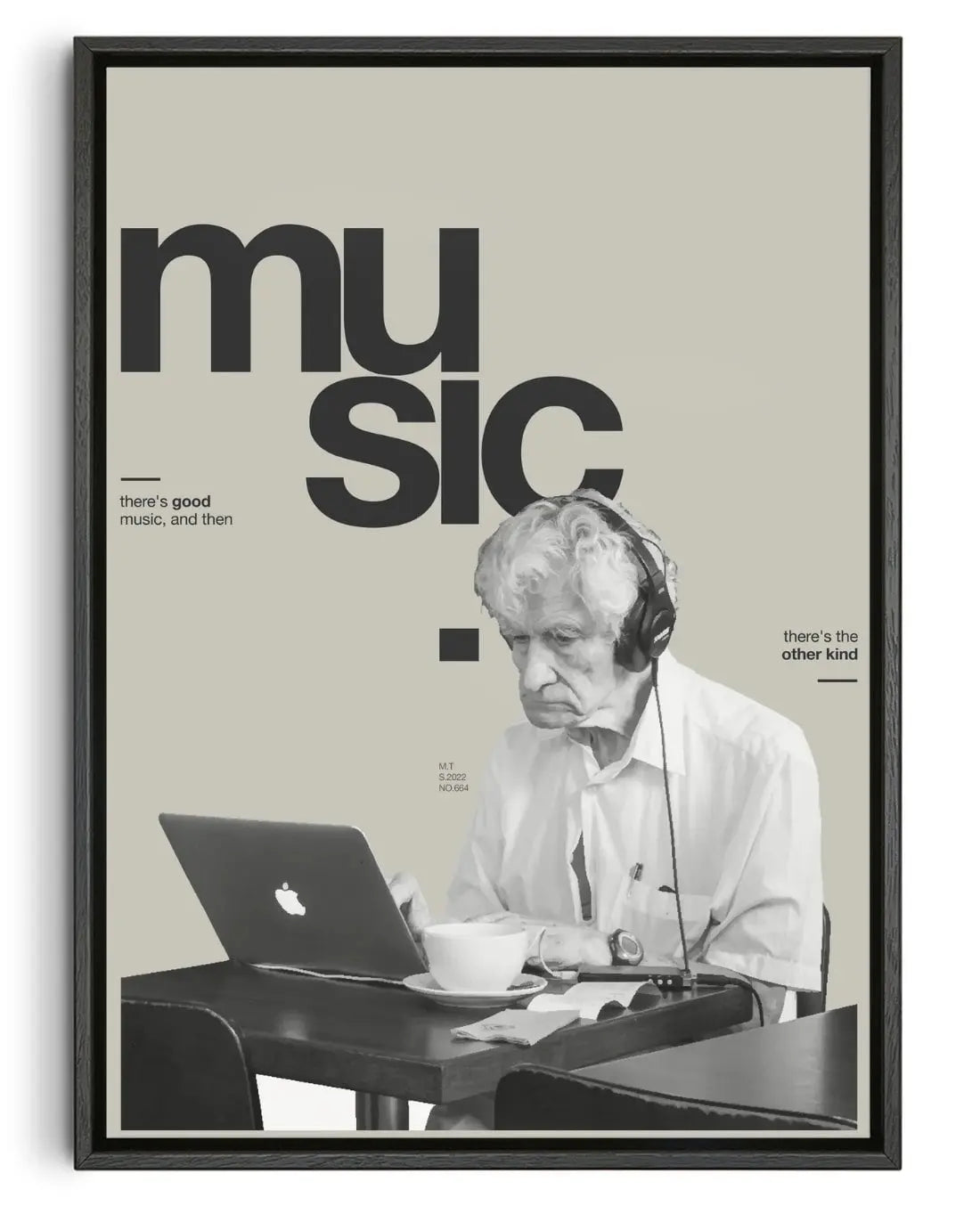 Music contemporary wall art print by Mirza Talovic - sold by DROOL