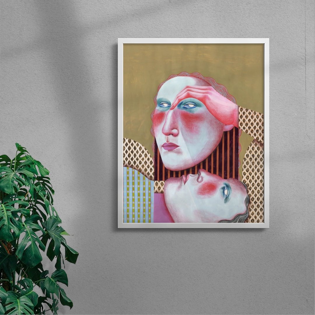 Dunes contemporary wall art print by Carla Petelski - sold by DROOL