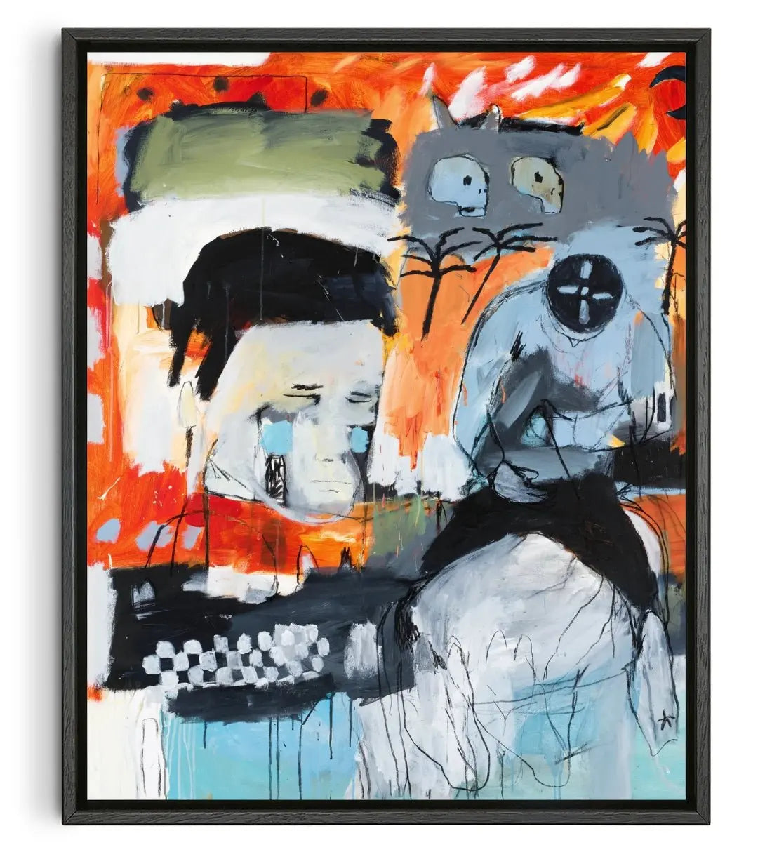 The last ever Jockey contemporary wall art print by Billy Bagilhole - sold by DROOL