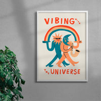 Thumbnail for Vibing With The Universe contemporary wall art print by Aley Wild - sold by DROOL