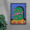 See You contemporary wall art print by Azaazelus - sold by DROOL