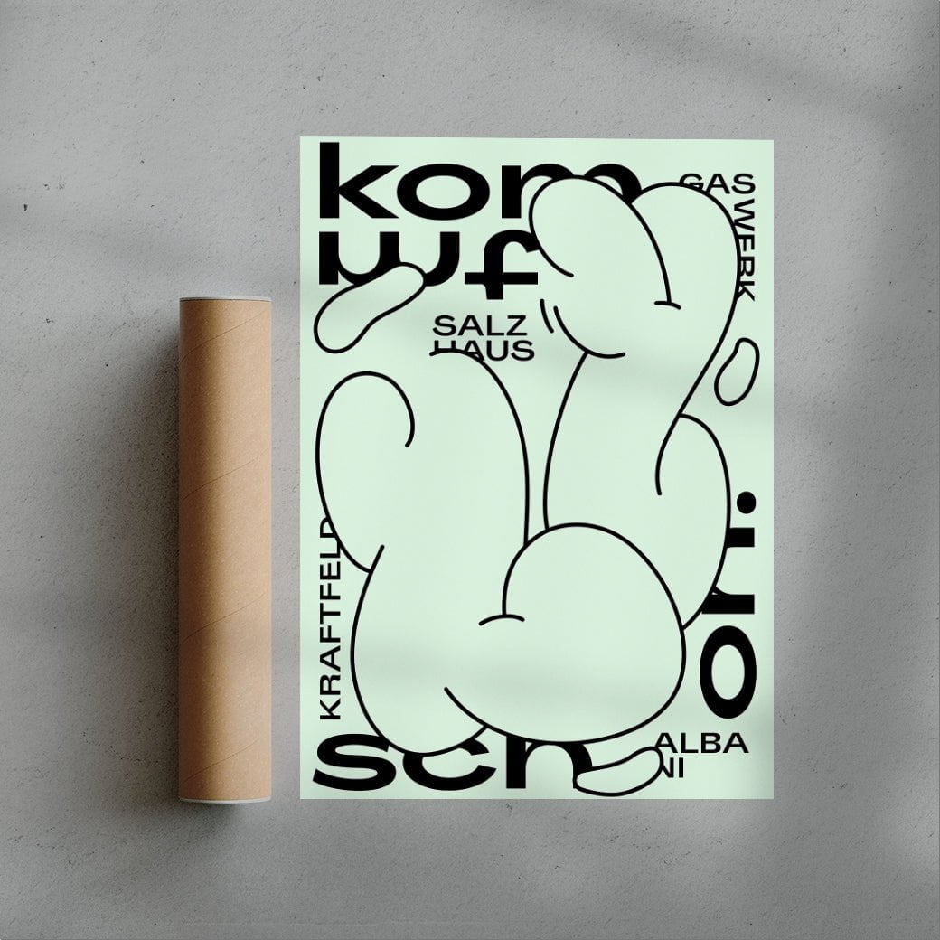 Kommt schon. contemporary wall art print by Jérôme Bizien - sold by DROOL