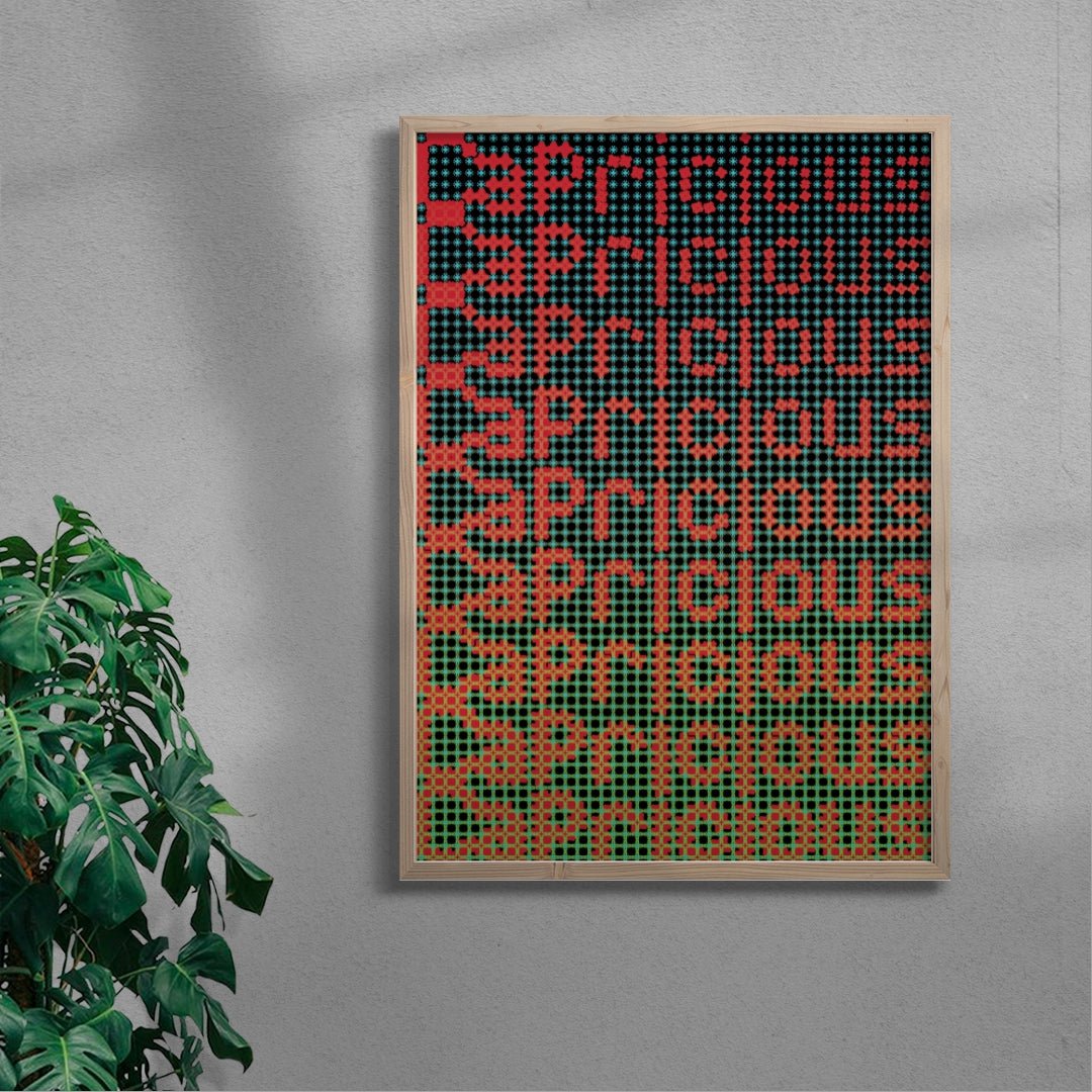 Poster 227 (Capricious) contemporary wall art print by Gang Buron-Yi - sold by DROOL