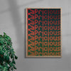 Poster 227 (Capricious) contemporary wall art print by Gang Buron-Yi - sold by DROOL