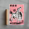 Rodeo contemporary wall art print by Caitlin Flood-Molyneux - sold by DROOL