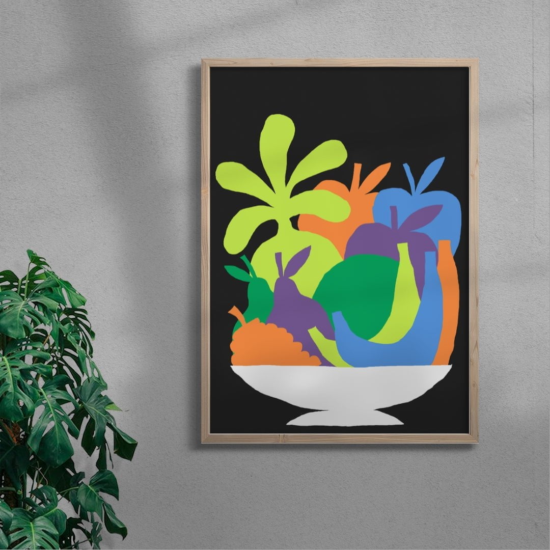 Fruity contemporary wall art print by Guy Field - sold by DROOL