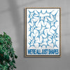 Shapes contemporary wall art print by Alexander Khabbazi - sold by DROOL